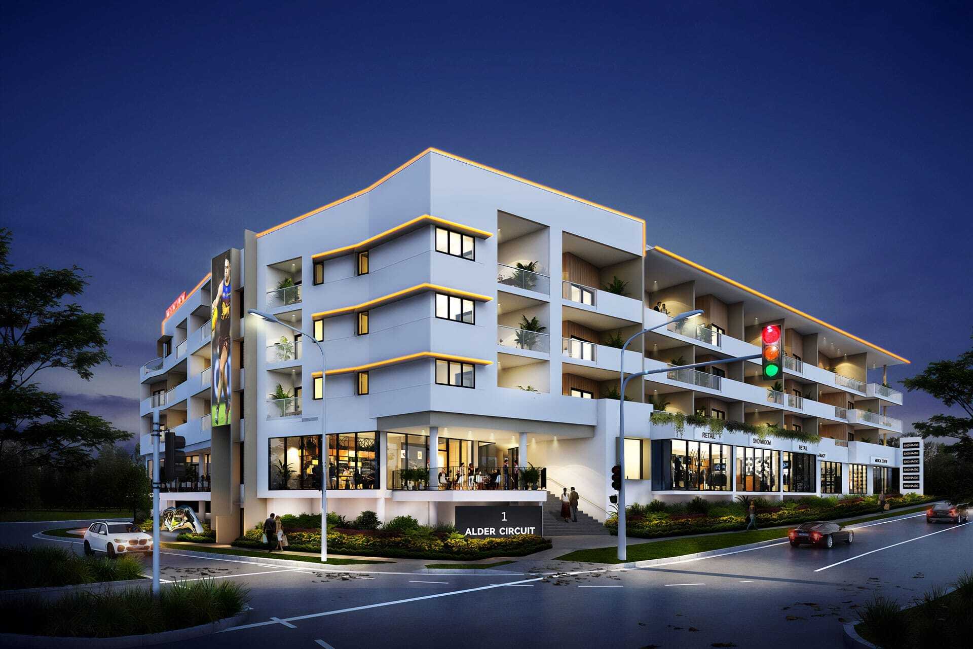 mountview-three-qtr-view-night